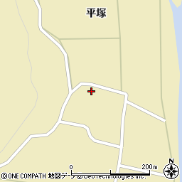 青森県西津軽郡鰺ヶ沢町南金沢町平塚117周辺の地図