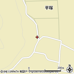 青森県西津軽郡鰺ヶ沢町南金沢町平塚123周辺の地図