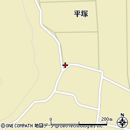 青森県西津軽郡鰺ヶ沢町南金沢町平塚116周辺の地図