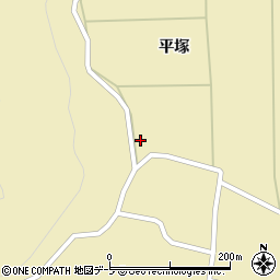 青森県西津軽郡鰺ヶ沢町南金沢町平塚114-1周辺の地図
