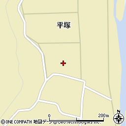 青森県西津軽郡鰺ヶ沢町南金沢町平塚42周辺の地図