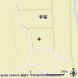 青森県西津軽郡鰺ヶ沢町南金沢町平塚66周辺の地図