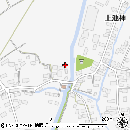青森県弘前市三和下池神20周辺の地図