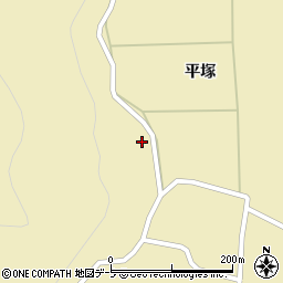 青森県西津軽郡鰺ヶ沢町南金沢町平塚108周辺の地図