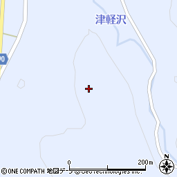 青森県西津軽郡鰺ヶ沢町館前町堀合周辺の地図