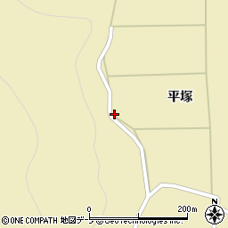 青森県西津軽郡鰺ヶ沢町南金沢町平塚52-2周辺の地図