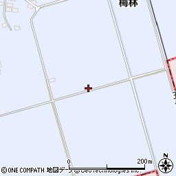青森県北津軽郡鶴田町鶴泊梅林210周辺の地図