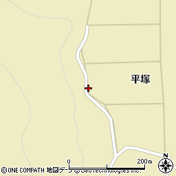青森県西津軽郡鰺ヶ沢町南金沢町平塚95周辺の地図