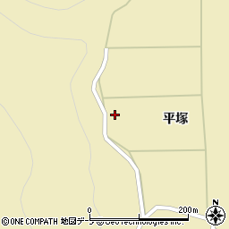 青森県西津軽郡鰺ヶ沢町南金沢町平塚49周辺の地図