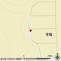 青森県西津軽郡鰺ヶ沢町南金沢町平塚47-3周辺の地図