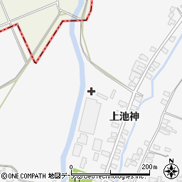 青森県弘前市三和下池神9周辺の地図