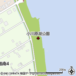 小川原湖公園周辺の地図