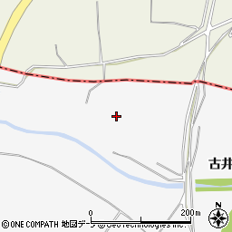 青森県弘前市三和古井周辺の地図