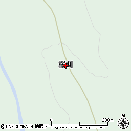 青森県青森市小館桜刈周辺の地図