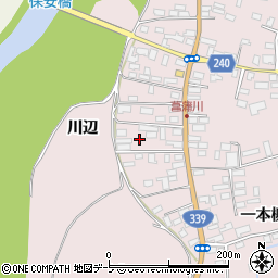 青森県北津軽郡鶴田町菖蒲川一本柳192-2周辺の地図