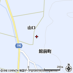 青森県西津軽郡鰺ヶ沢町館前町寺ノ下周辺の地図