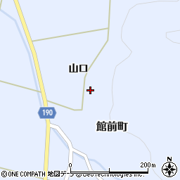 青森県鰺ヶ沢町（西津軽郡）館前町（寺ノ下）周辺の地図