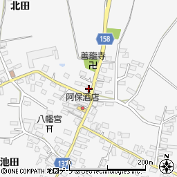 青森県北津軽郡鶴田町胡桃舘北田1-1周辺の地図