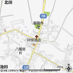 青森県北津軽郡鶴田町胡桃舘北田1周辺の地図