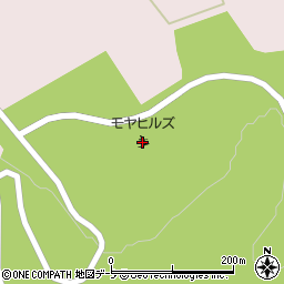 モヤヒルズオートキャンプ場周辺の地図