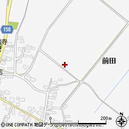 青森県北津軽郡鶴田町胡桃舘周辺の地図