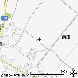 青森県鶴田町（北津軽郡）胡桃舘周辺の地図