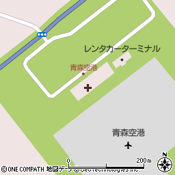 青森空港周辺の地図