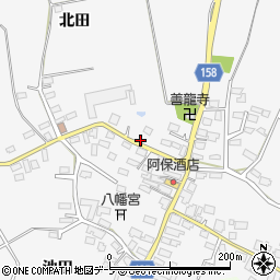 青森県北津軽郡鶴田町胡桃舘北田35周辺の地図