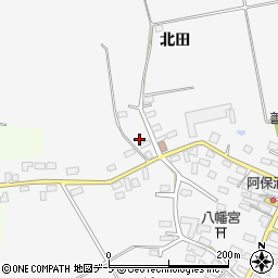 青森県北津軽郡鶴田町胡桃舘北田50-3周辺の地図