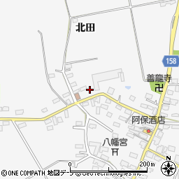青森県北津軽郡鶴田町胡桃舘北田49-4周辺の地図