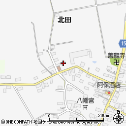 青森県北津軽郡鶴田町胡桃舘北田49周辺の地図