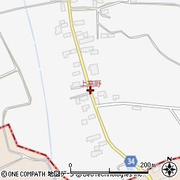 上高野周辺の地図
