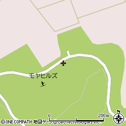 モヤヒルズスキースクール周辺の地図