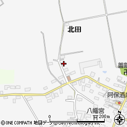 青森県北津軽郡鶴田町胡桃舘北田43周辺の地図