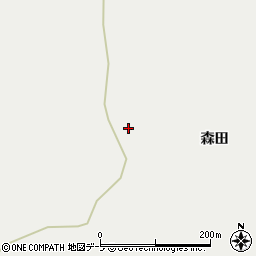 青森県弘前市十面沢森田5周辺の地図