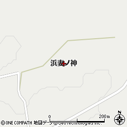 青森県弘前市十面沢（浜妻ノ神）周辺の地図