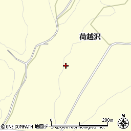 青森県青森市浪岡大字吉野田荷越沢周辺の地図