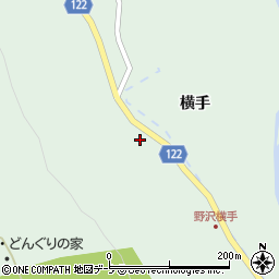 青森県青森市野沢横手周辺の地図