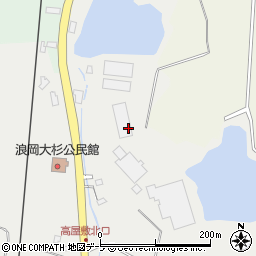 青森県青森市浪岡大字高屋敷社元周辺の地図