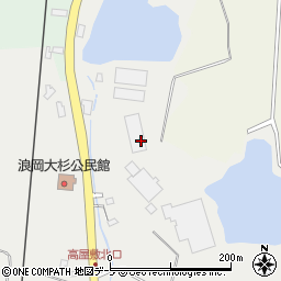 青森県青森市浪岡大字高屋敷（社元）周辺の地図