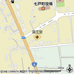 薬王堂　青森天間林店周辺の地図