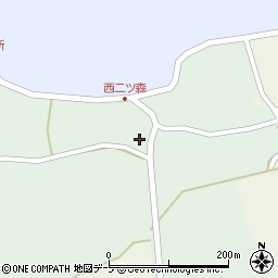 青森県七戸町（上北郡）二ツ森家ノ表周辺の地図
