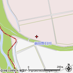 前田野目川周辺の地図