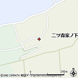 青森県上北郡七戸町二ツ森家ノ下91周辺の地図