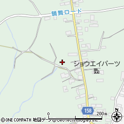 青森県北津軽郡鶴田町中野北原周辺の地図