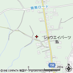 青森県鶴田町（北津軽郡）中野（北原）周辺の地図