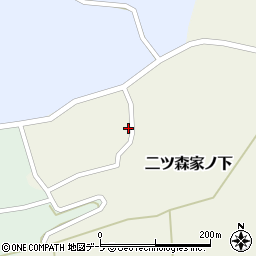 青森県上北郡七戸町二ツ森家ノ下94周辺の地図