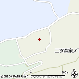 青森県上北郡七戸町二ツ森家ノ下88周辺の地図