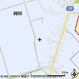 青森県北津軽郡鶴田町沖周辺の地図