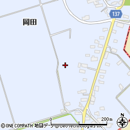 青森県鶴田町（北津軽郡）沖周辺の地図